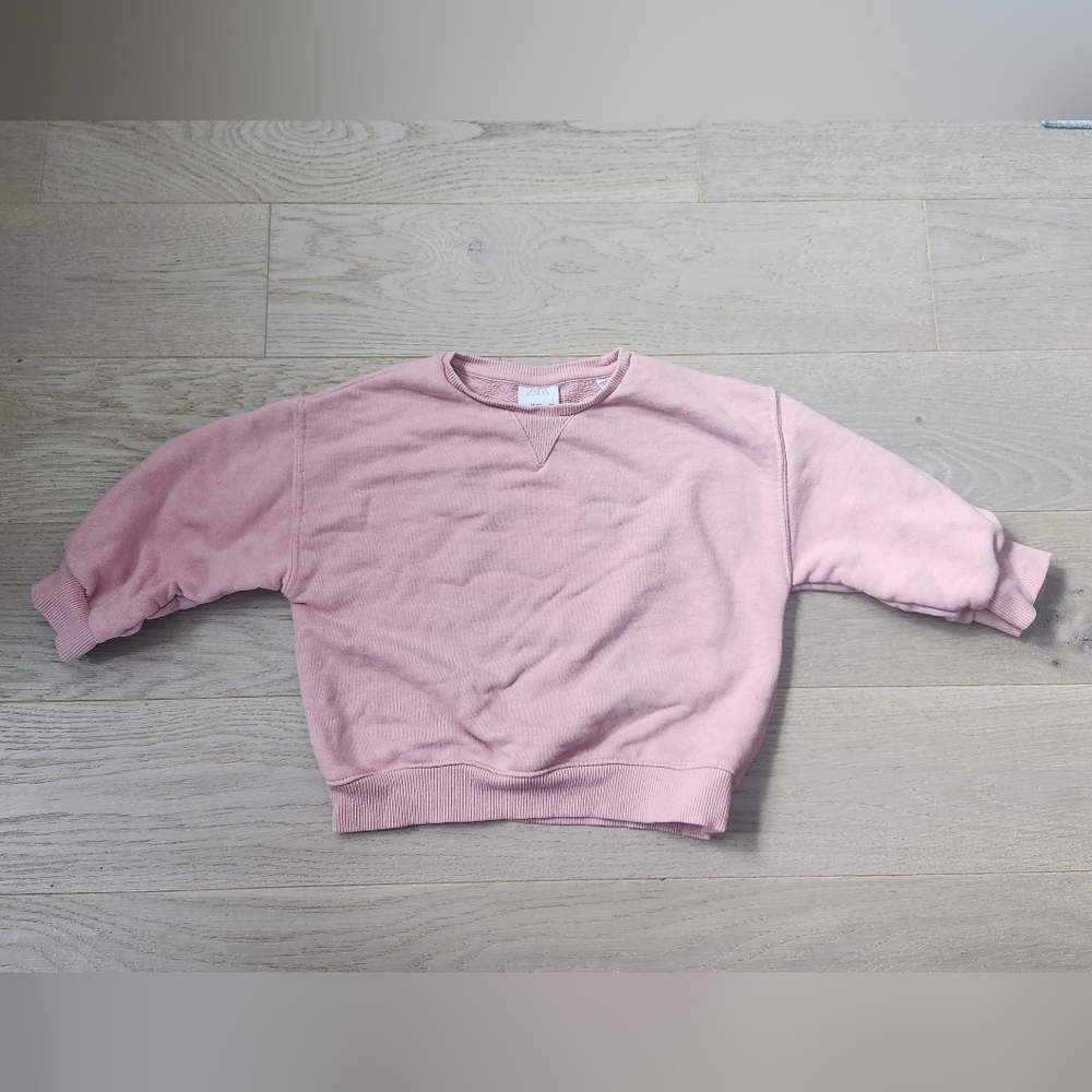 Zara 18-24 Month Pink Sweater Toddler Girl